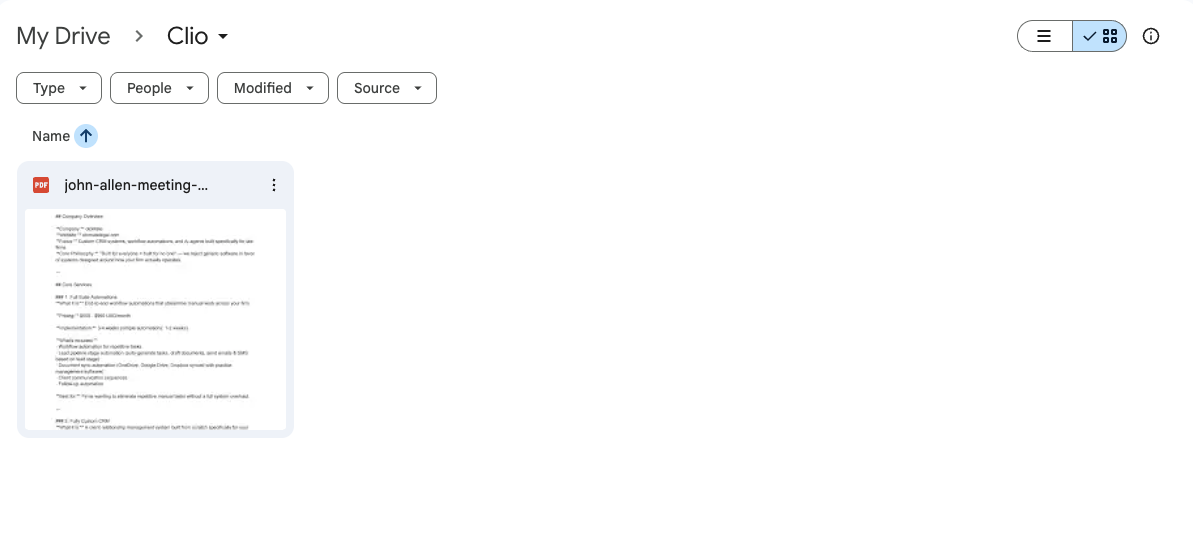 Same document in Google Drive